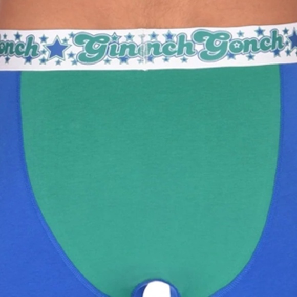 GINCH Gonch Blue Lagoon Trunk Brief Statement Graphic Underwear NIP - Picture 5 of 8